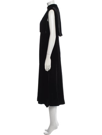 Valentino Turtleneck Long Dress
