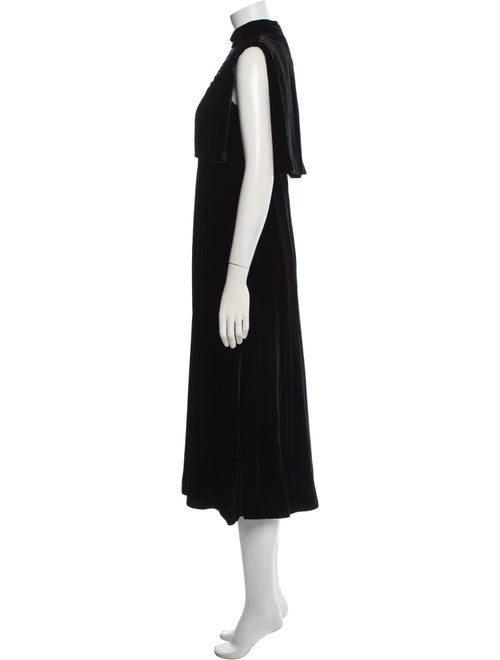 Valentino Turtleneck Long Dress