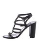 Valentino Rockstud Accents Leather Gladiator Sandals