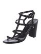 Valentino Rockstud Accents Leather Gladiator Sandals