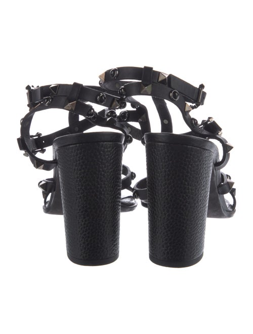 Valentino Rockstud Accents Leather Gladiator Sandals