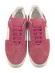 Valentino Rockstud Accents Suede Sneakers