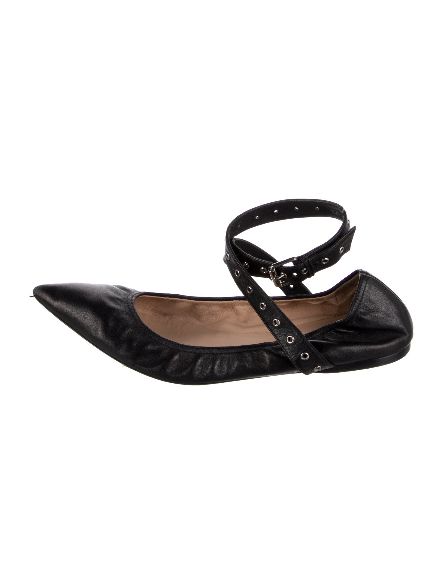 Valentino Leather Ballet Flats