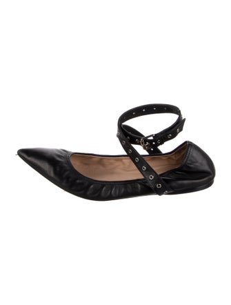 Valentino Leather Ballet Flats