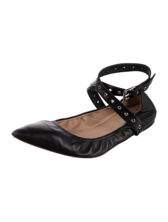 Valentino Leather Ballet Flats