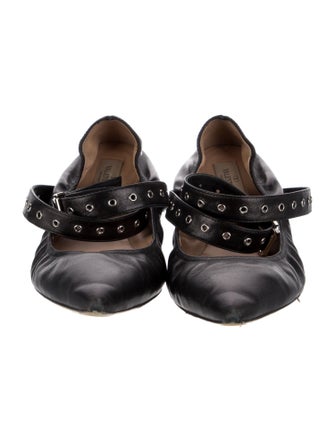 Valentino Leather Ballet Flats