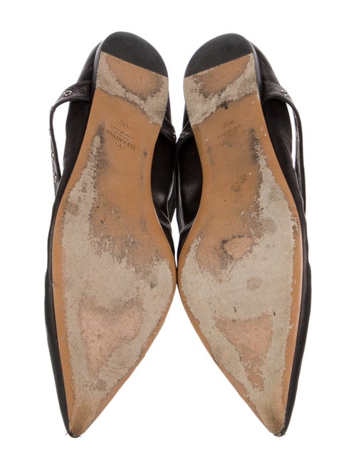 Valentino Leather Ballet Flats