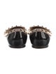 Valentino Rockstud Accents Patent Leather Ballet Flats