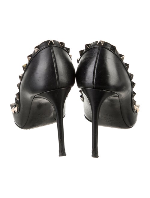Valentino Rockstud Accents Leather Pumps