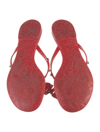 Valentino Rockstud Accents Rubber Slides