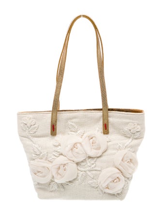 Valentino Canvas Top Handle Bag