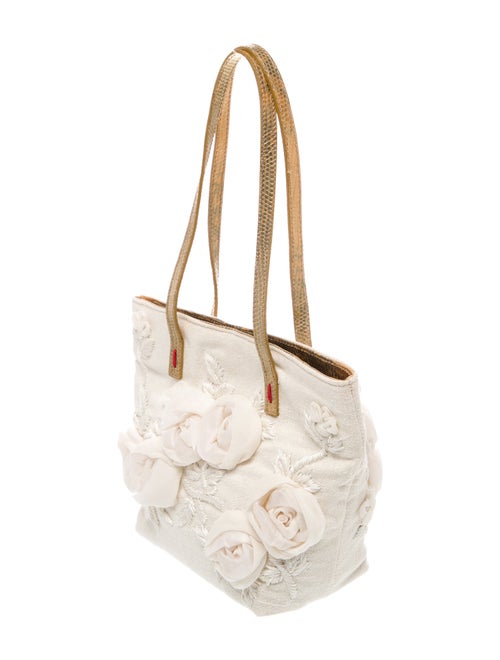 Valentino Canvas Top Handle Bag