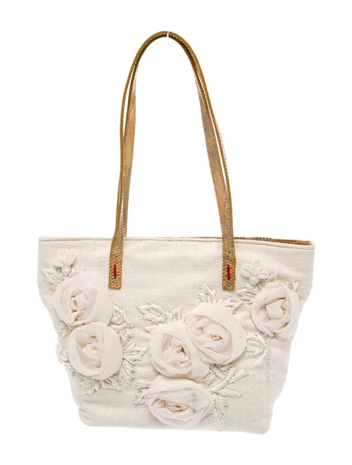 Valentino Canvas Top Handle Bag