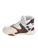 Valentino Leather Colorblock Pattern Sneakers