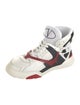 Valentino Leather Colorblock Pattern Sneakers