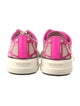 Valentino Monogram Pattern Canvas Sneakers