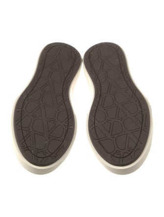 Valentino Monogram Pattern Canvas Sneakers