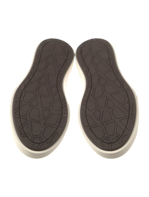 Valentino Monogram Pattern Canvas Sneakers
