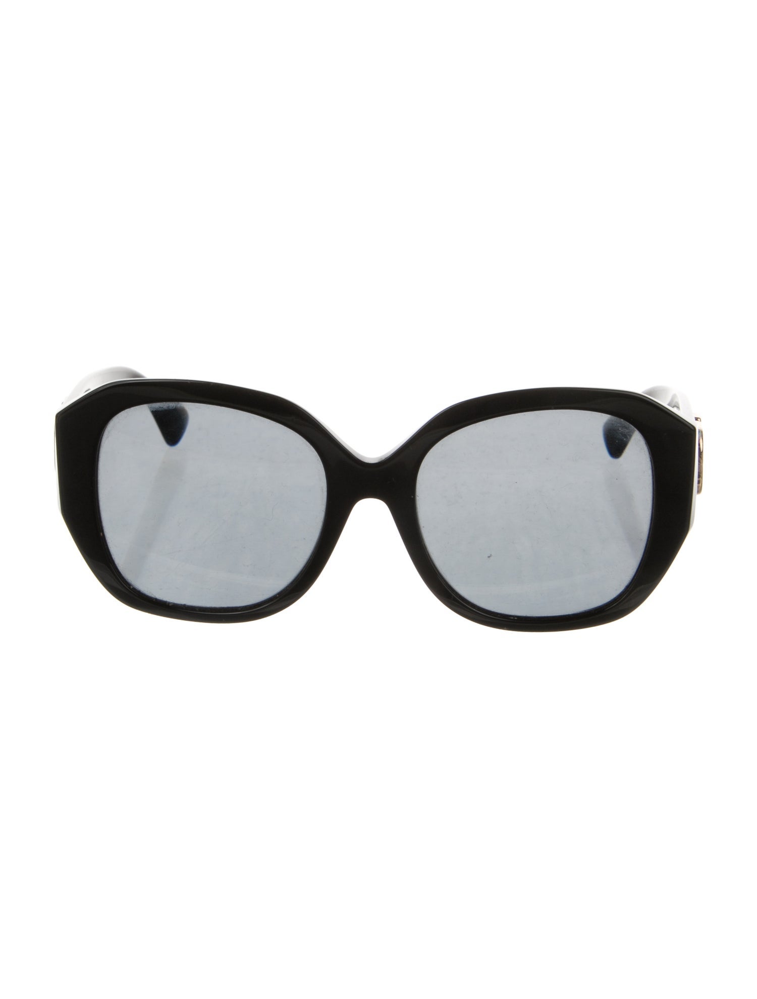 Valentino Rockstud Accents Oversize Sunglasses