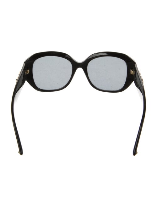 Valentino Rockstud Accents Oversize Sunglasses
