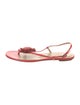 Valentino Leather Slingback Sandals