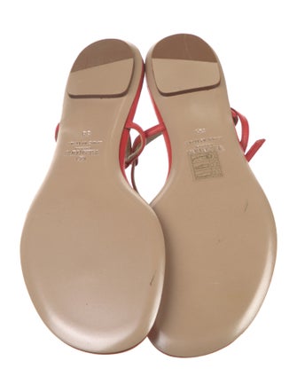 Valentino Leather Slingback Sandals