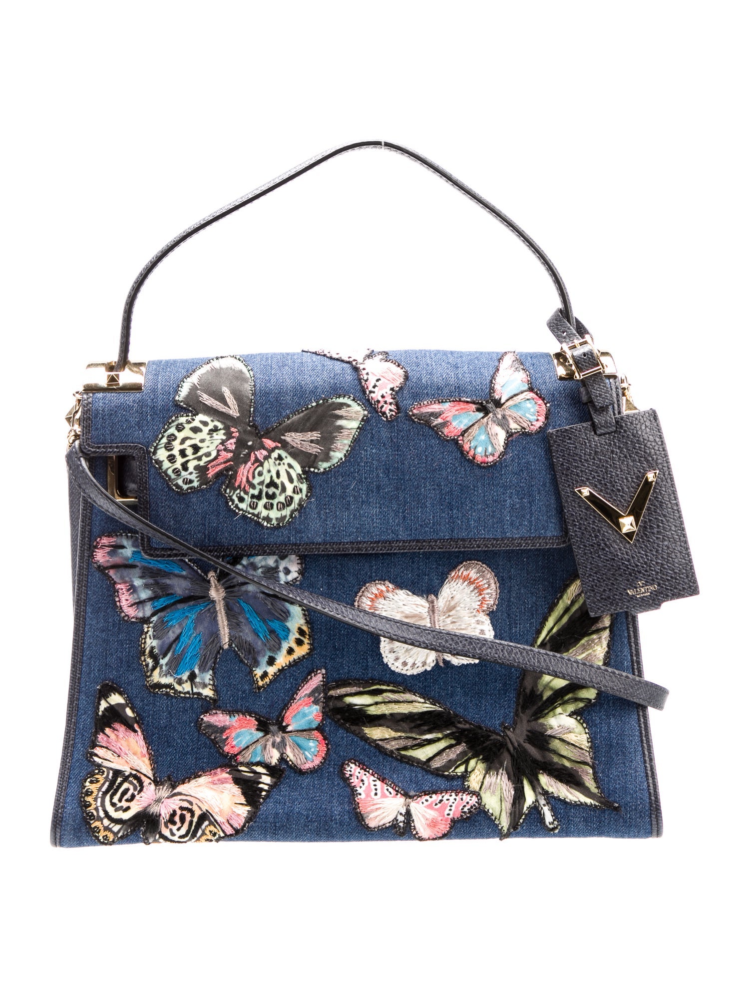 Valentino Rockstud Top Handle Bag