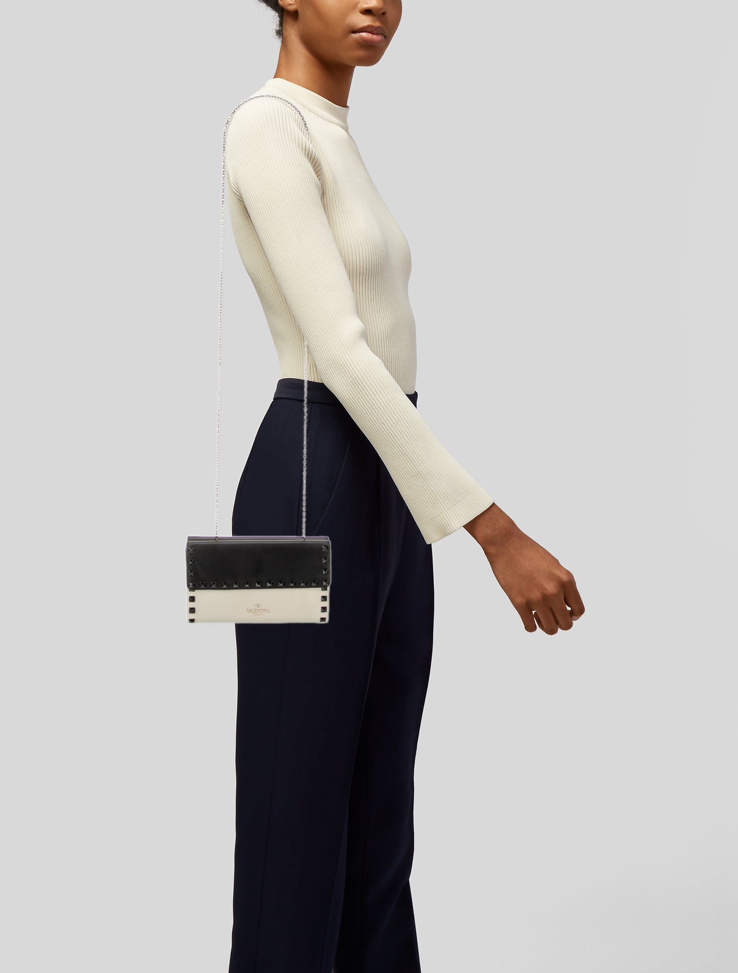 Valentino Rockstud Clutch