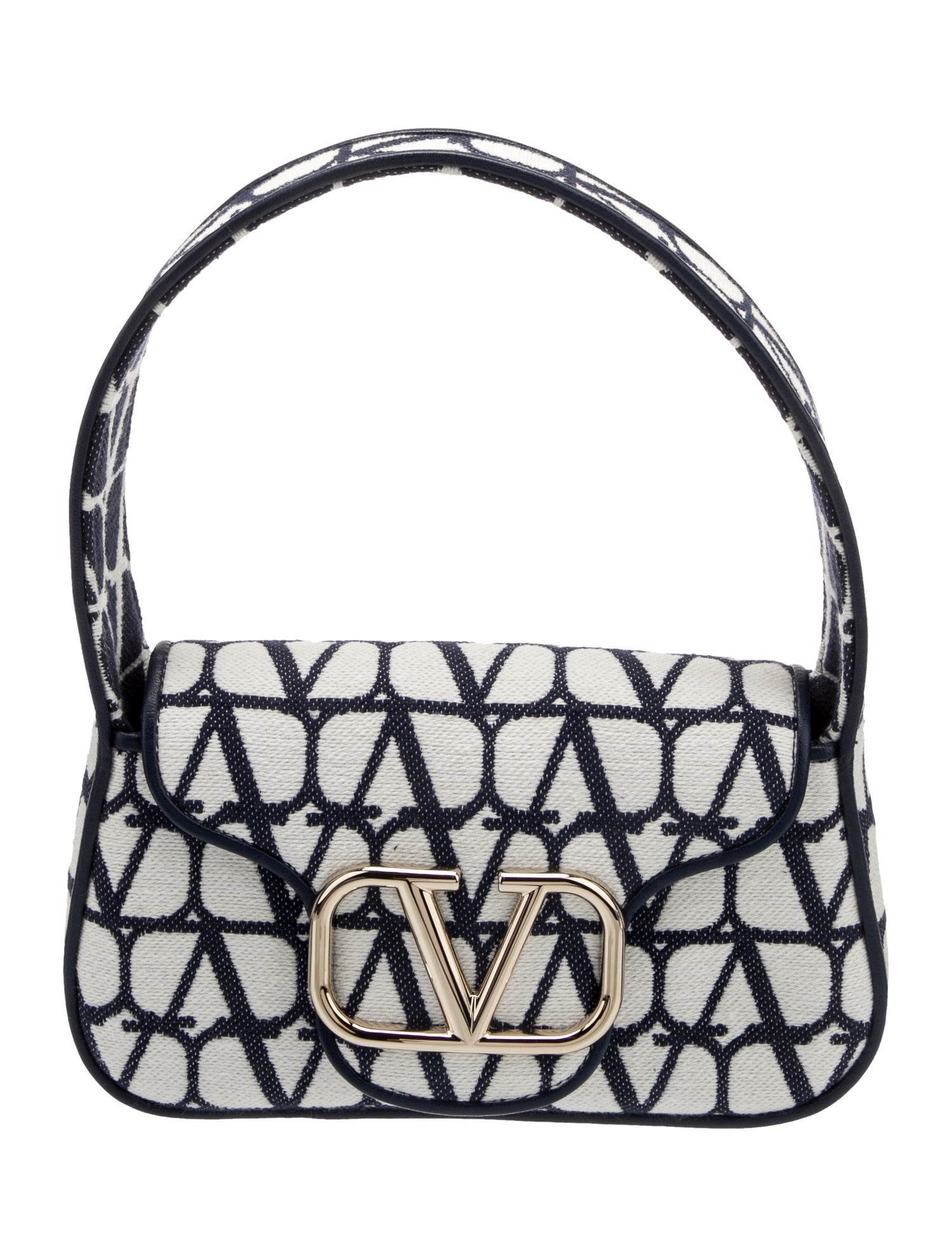 Valentino Canvas Shoulder Bag