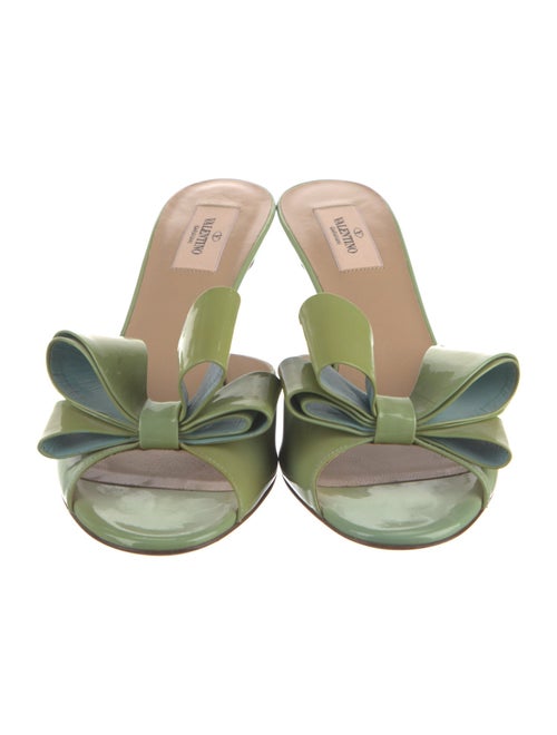 Valentino Patent Leather Slides