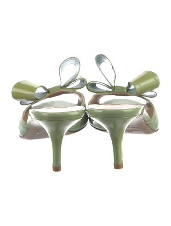 Valentino Patent Leather Slides