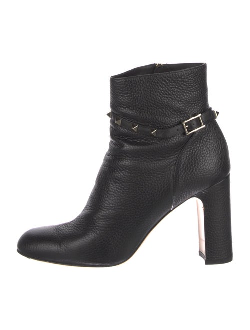 Valentino Leather Studded Accents Pumps