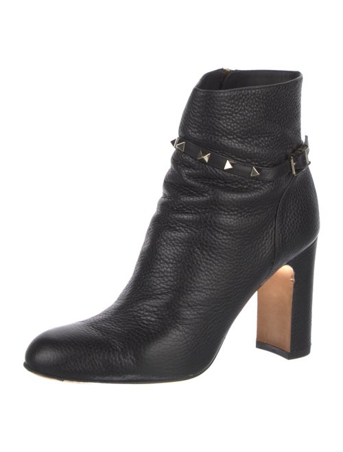 Valentino Leather Studded Accents Pumps