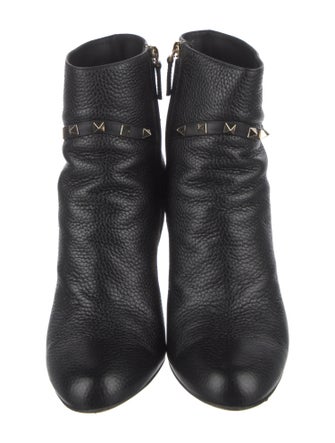 Valentino Leather Studded Accents Pumps