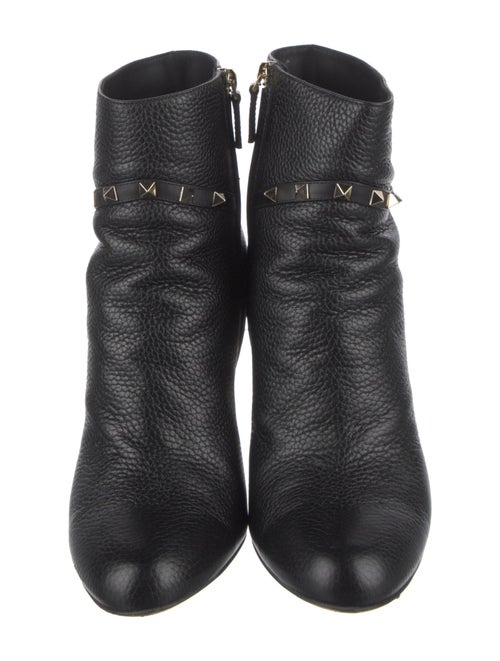 Valentino Leather Studded Accents Pumps