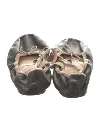 Valentino Rockstud Accents Leather Mules