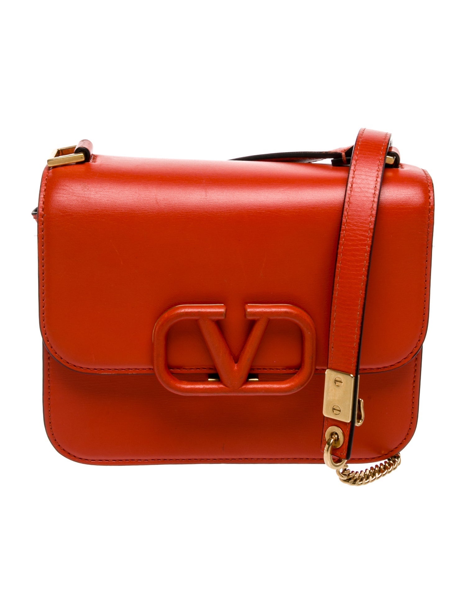 Valentino Leather V Sling