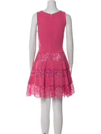 Valentino Bateau Neckline Knee-Length Dress