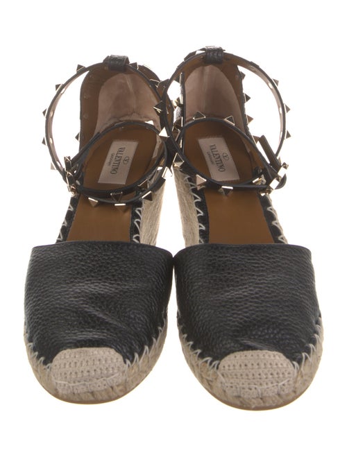 Valentino Rockstud Accents Leather D'Orsay Pumps