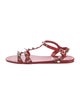 Valentino Rockstud Accents Studded Accents Gladiator Sandals