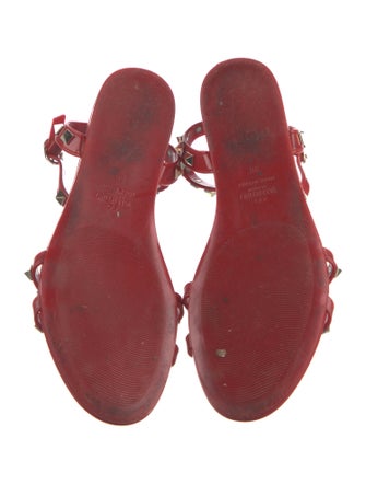 Valentino Rockstud Accents Studded Accents Gladiator Sandals