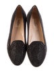 Valentino Crystal Beaded Accents Loafers