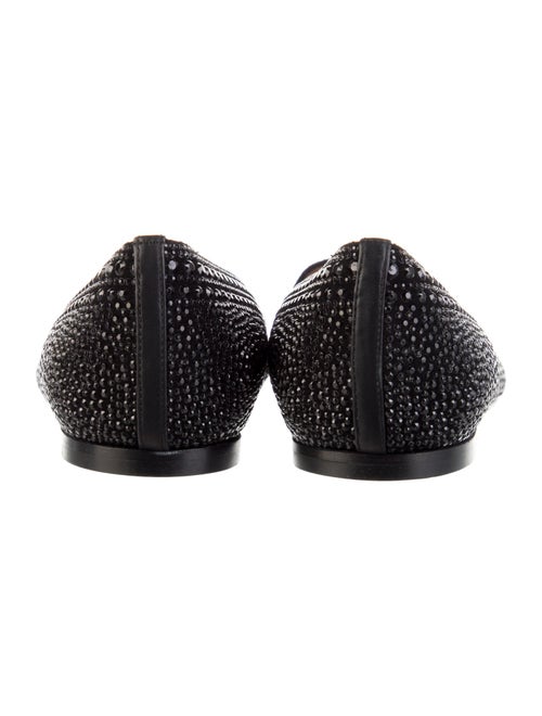 Valentino Crystal Beaded Accents Loafers