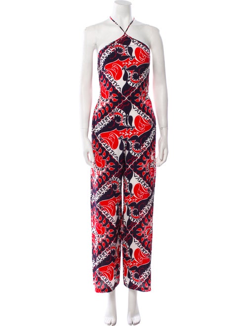 Valentino Silk Printed Jumpsuit
