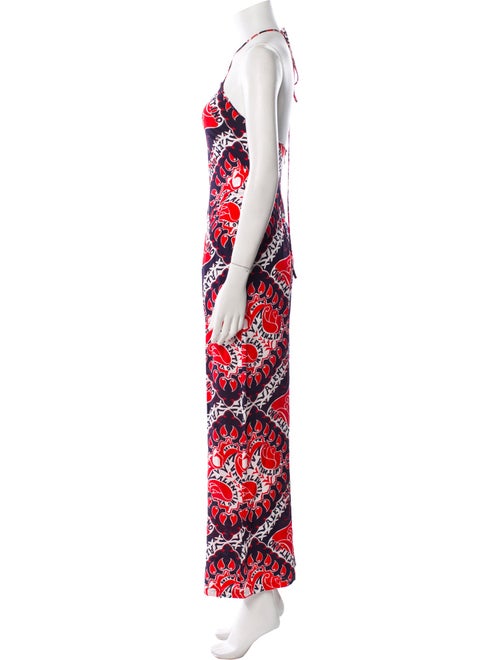 Valentino Silk Printed Jumpsuit