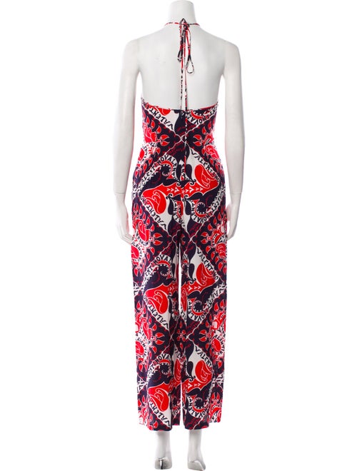 Valentino Silk Printed Jumpsuit