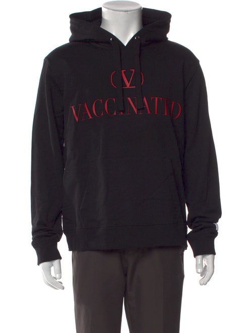 Valentino Graphic Print Crew Neck Hoodie