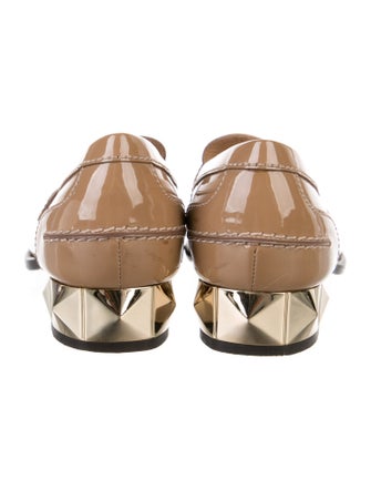 Valentino Rockstud Accents Patent Leather Pumps