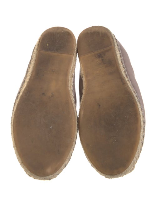 Valentino Rockstud Accents Leather Espadrilles