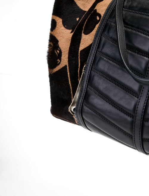 Valentino Ponyhair Weekender Bag